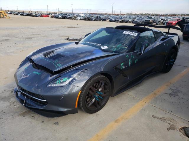 Photo 2 from auction – 2014 CHEVROLET CORVETTE S with VIN 1G1YJ2D76E5105017