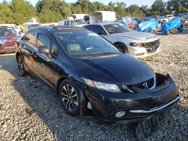 HONDA CIVIC EXL 2013 with VIN 2HGFB2F91DH521401 - Photo from auction