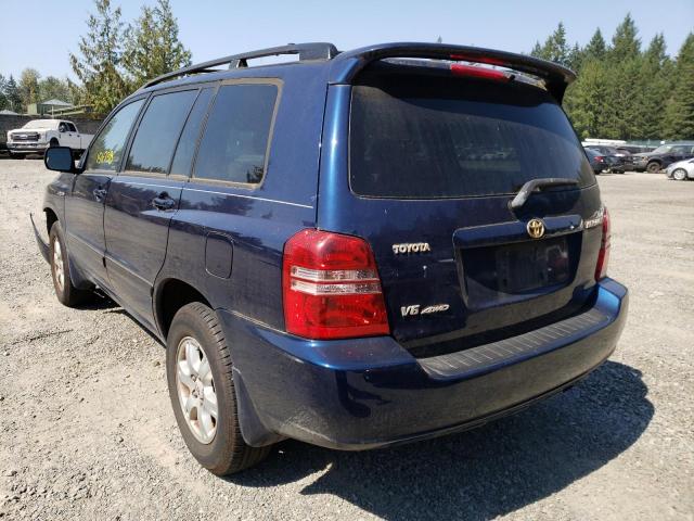 Photo 3 from auction – 2001 TOYOTA HIGHLANDER with VIN JTEHF21A410007941