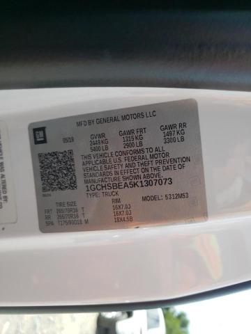 Photo 10 from auction – 2019 CHEVROLET COLORADO with VIN 1GCHSBEA5K1307073