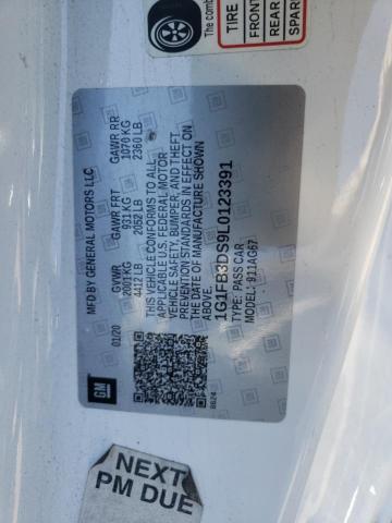 Photo 10 from auction – 2020 CHEVROLET CAMARO LS with VIN 1G1FB3DS9L0123391