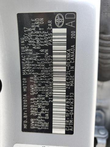 Photo 10 from auction – 2018 TOYOTA COROLLA L with VIN 2T1BURHE3JC001572