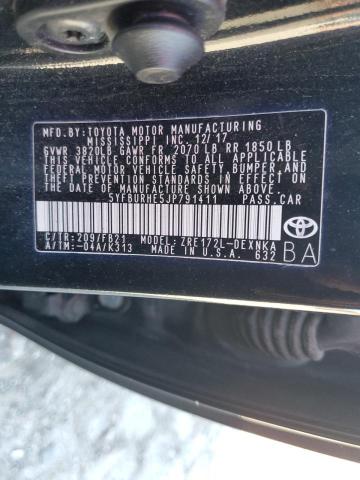 Photo 10 from auction – 2018 TOYOTA COROLLA L with VIN 5YFBURHE5JP791411