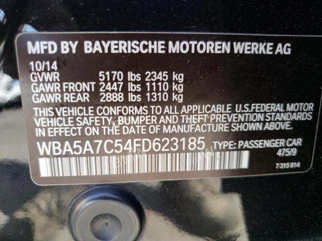 Photo 10 from auction – 2015 BMW 528 XI with VIN WBA5A7C54FD623185