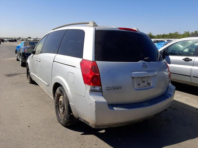 Photo 3 from auction – 2006 NISSAN QUEST S with VIN 5N1BV28U06N123365