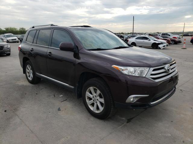 TOYOTA HIGHLANDER 2013 with VIN 5TDZK3EH2DS099974 - Photo from auction