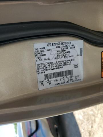 Photo 10 from auction – 2005 MERCURY MOUNTAINEE with VIN 4M2DU86W65UJ01747