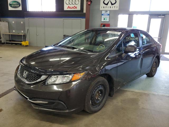 Photo 2 from auction – 2013 HONDA CIVIC LX with VIN 19XFB2E57DE060049