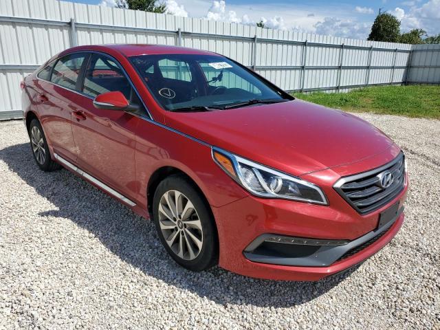 HYUNDAI SONATA SPO 2017 with VIN 5NPE34AF5HH545570 - Photo from auction