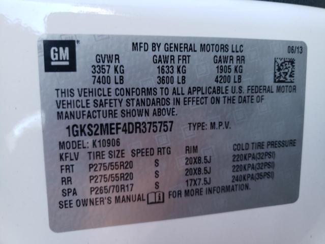 Photo 10 from auction – 2013 GMC YUKON XL D with VIN 1GKS2MEF4DR375757