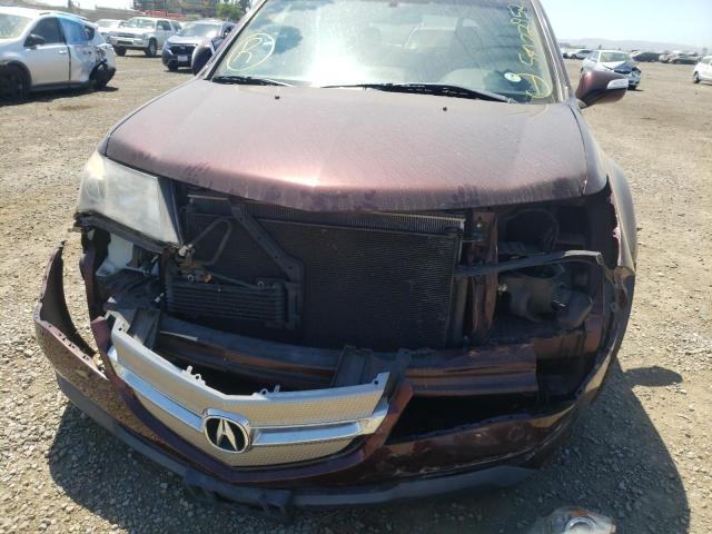 Photo 9 from auction – 2008 ACURA MDX TECHNO with VIN 2HNYD28428H554202