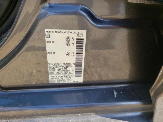 Photo 10 from auction – 2022 NISSAN ALTIMA with VIN 1N4BL4CV4NN397405