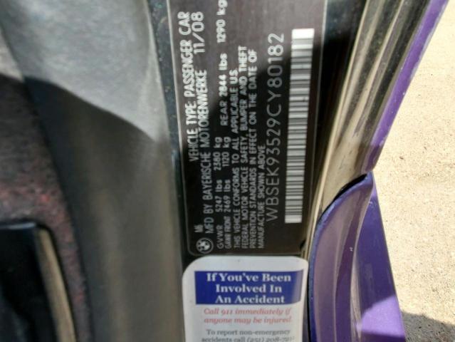 Photo 10 from auction – 2009 BMW M6 with VIN WBSEK93529CY80182