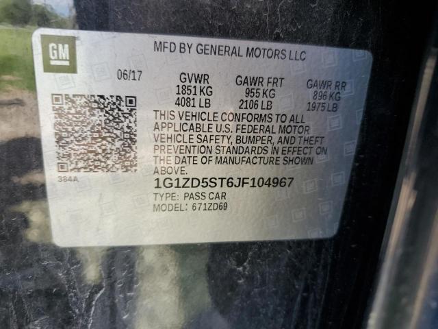 Photo 10 from auction – 2018 CHEVROLET MALIBU LT with VIN 1G1ZD5ST6JF104967