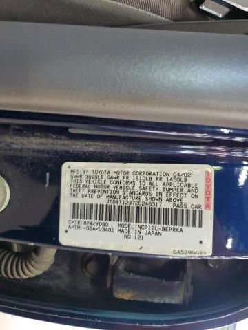 Photo 10 from auction – 2002 TOYOTA ECHO with VIN JTDBT123720246317