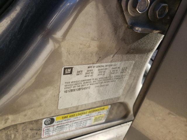 Photo 10 from auction – 2011 CHEVROLET MALIBU LS with VIN 1G1ZB5E13BF345015