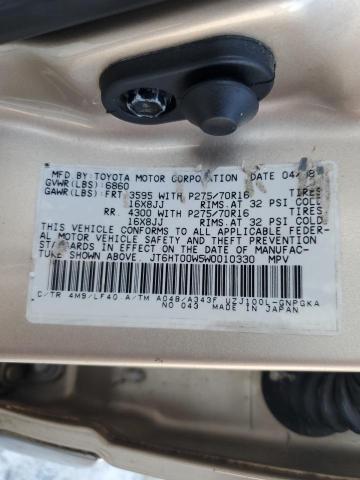 Photo 10 from auction – 1998 LEXUS LX 470 with VIN JT6HT00W5W0010330