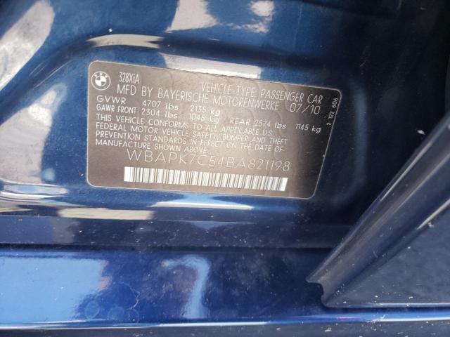 Photo 10 from auction – 2011 BMW 328 XI with VIN WBAPK7C54BA821198