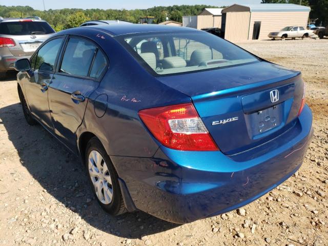Photo 3 from auction – 2012 HONDA CIVIC LX with VIN 2HGFB2F53CH534517