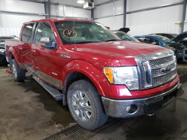 FORD F150 SUPER 2012 with VIN 1FTFW1ET6CKE34529 - Photo from auction