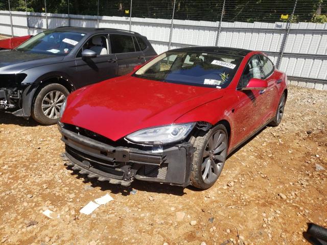 Photo 2 from auction – 2015 TESLA MODEL S 85 with VIN 5YJSA1H29FFP73576