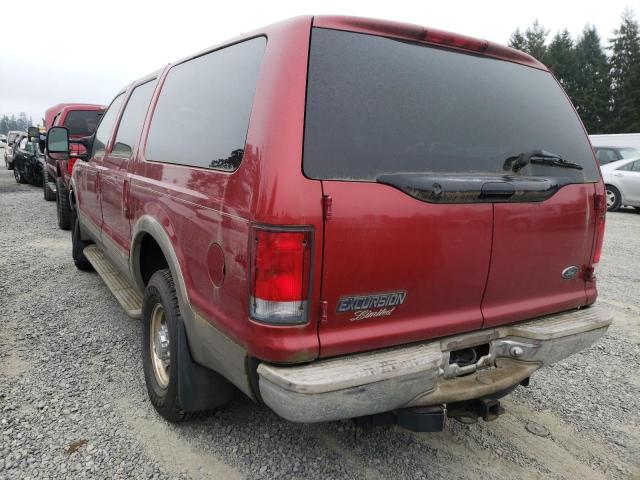 Photo 3 from auction – 2000 FORD EXCURSION with VIN 1FMNU43S1YEB87175