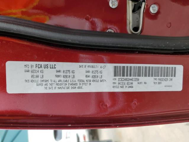 Photo 10 from auction – 2017 DODGE CHARGER SE with VIN 2C3CDXBG2HH612250