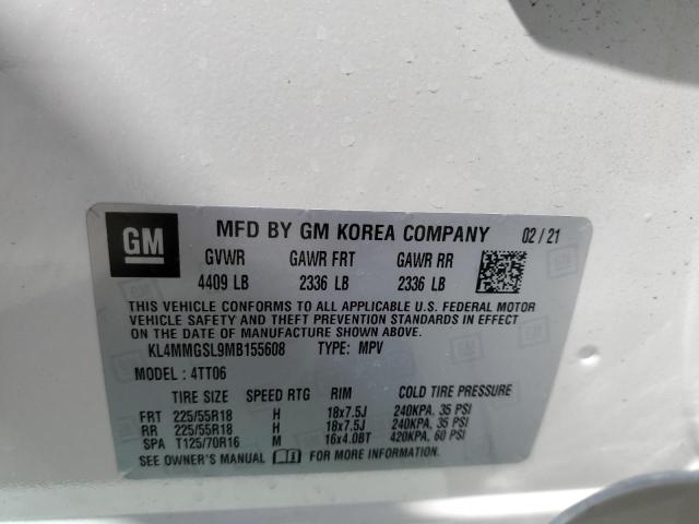 Photo 10 from auction – 2021 BUICK ENCORE GX with VIN KL4MMGSL9MB155608