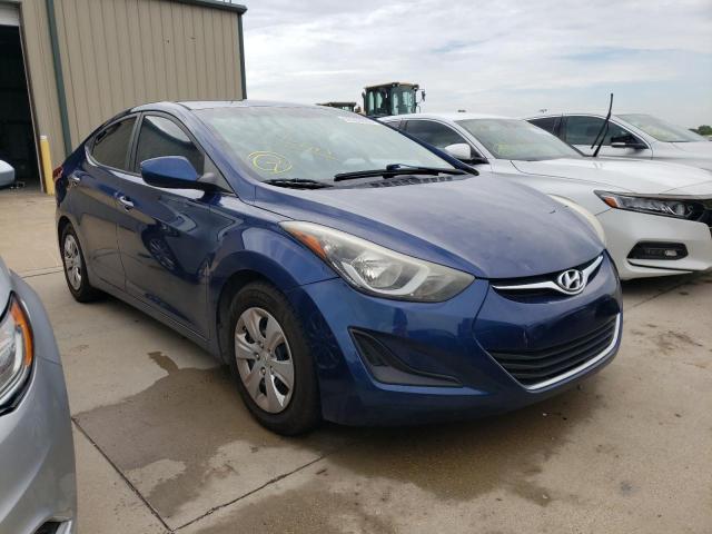 HYUNDAI ELANTRA SE 2016 with VIN 5NPDH4AE0GH718642 - Photo from auction