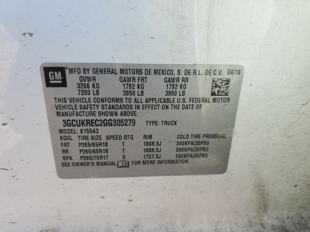 Photo 10 from auction – 2016 CHEVROLET 1500 with VIN 3GCUKREC2GG305279