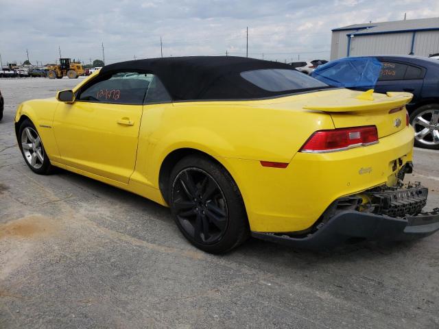 Photo 3 from auction – 2014 CHEVROLET CAMARO LT with VIN 2G1FB3D35E9314503