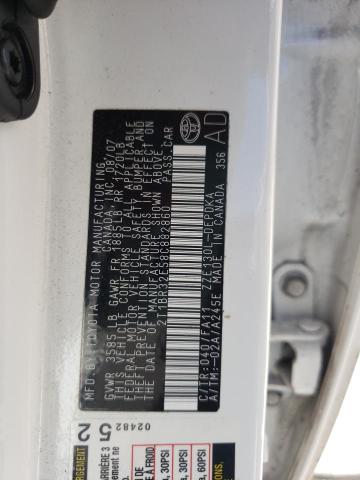 Photo 10 from auction – 2008 TOYOTA COROLLA CE with VIN 2T1BR32E58C882860