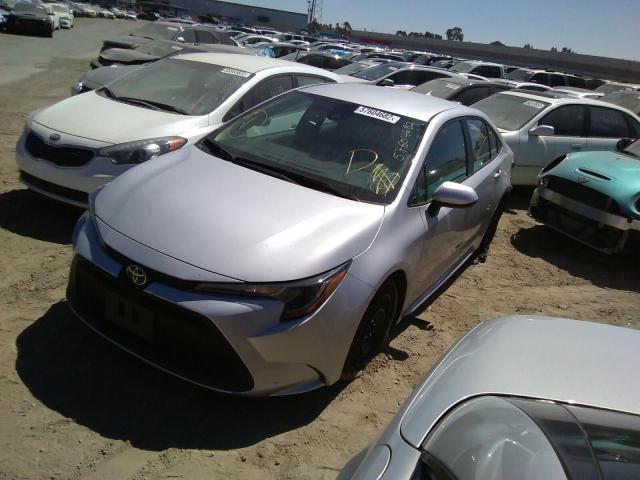 Photo 2 from auction – 2021 TOYOTA COROLLA LE with VIN 5YFEPMAEXMP251882