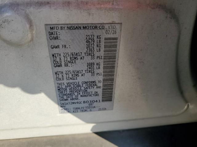 Photo 10 from auction – 2016 NISSAN ROGUE S with VIN 5N1AT2MV4GC803041