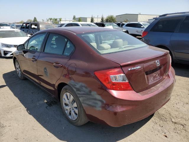 Photo 3 from auction – 2012 HONDA CIVIC LX with VIN 2HGFB2F51CH533284