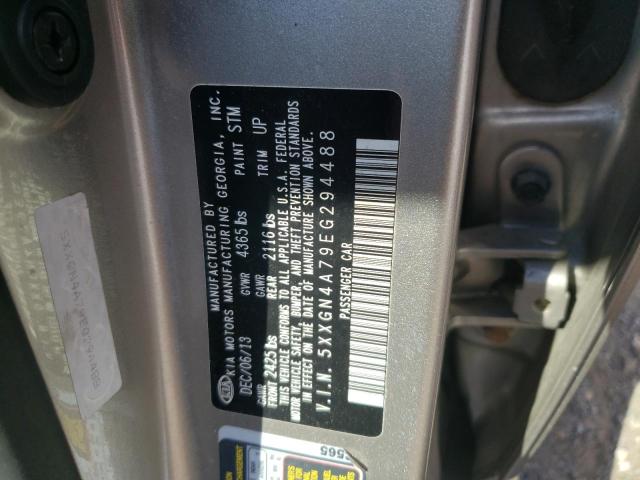 Photo 10 from auction – 2014 KIA OPTIMA EX with VIN 5XXGN4A79EG294488