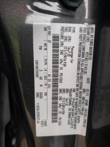 Photo 10 from auction – 2015 FORD FOCUS SE with VIN 1FADP3K29FL233272