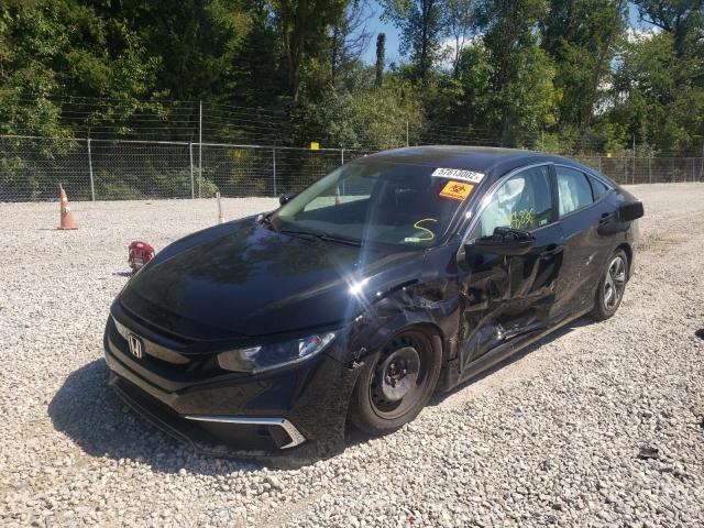 Photo 2 from auction – 2020 HONDA CIVIC LX with VIN 19XFC2F69LE029470