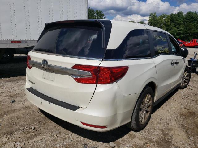 Photo 4 from auction – 2018 HONDA ODYSSEY LX with VIN 5FNRL6H27JB026458