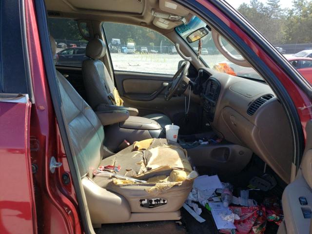 Photo 5 from auction – 2002 TOYOTA SEQUOIA SR with VIN 5TDZT34A32S069235