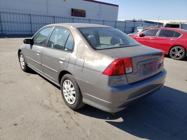 Photo 3 from auction – 2004 HONDA CIVIC LX with VIN 2HGES16624H624273