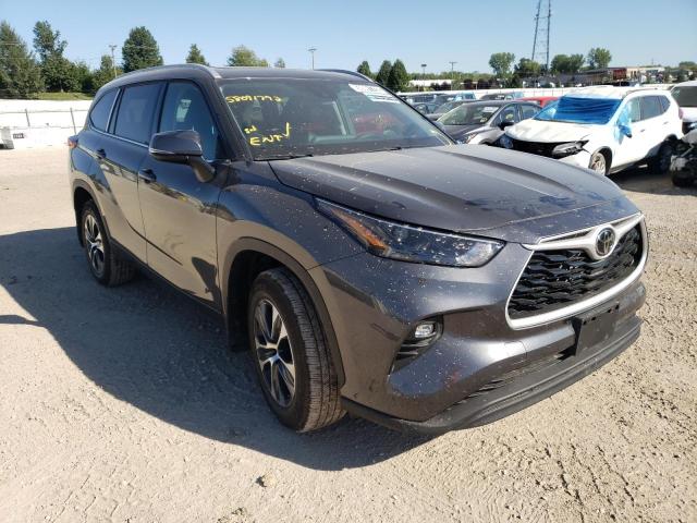 TOYOTA HIGHLANDER 2022 with VIN 5TDGZRBH1NS233966 - Photo from auction