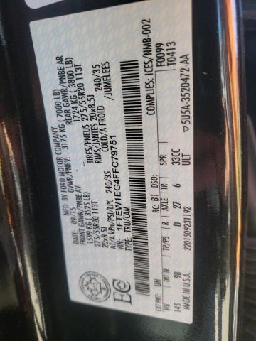 Photo 10 from auction – 2015 FORD F150 SUPER with VIN 1FTEW1EG4FFC79751