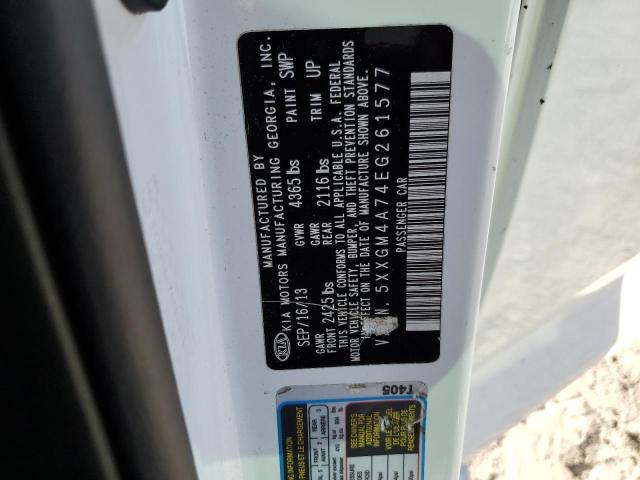 Photo 10 from auction – 2014 KIA OPTIMA LX with VIN 5XXGM4A74EG261577