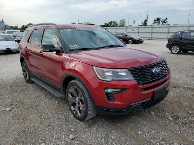 FORD EXPLORER S 2018 with VIN 1FM5K8GT0JGA54059 - Photo from auction