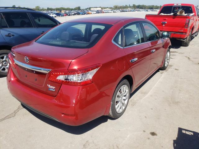 Photo 4 from auction – 2014 NISSAN SENTRA S with VIN 3N1AB7AP5EY263863