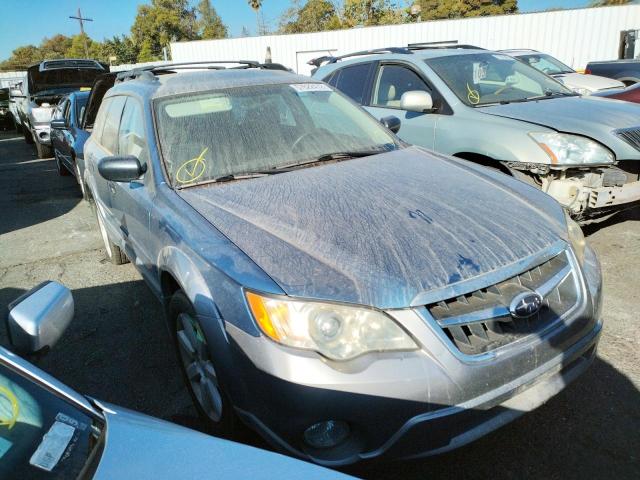 SUBARU OUTBACK 2. 2008 with VIN 4S4BP61C187362725 - Photo from auction