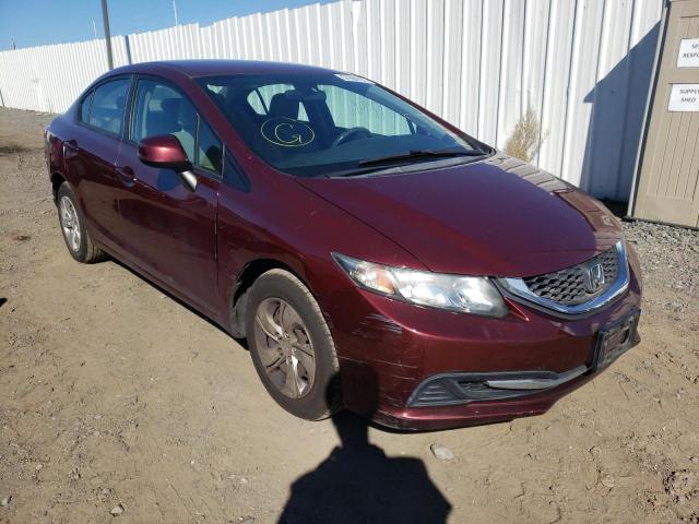 HONDA CIVIC LX 2013 with VIN 2HGFB2F55DH545486 - Photo from auction