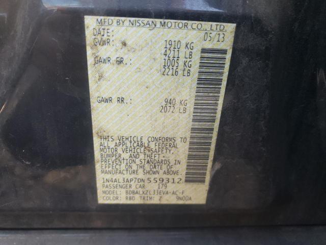 Photo 10 from auction – 2013 NISSAN ALTIMA 2.5 with VIN 1N4AL3AP7DN559312