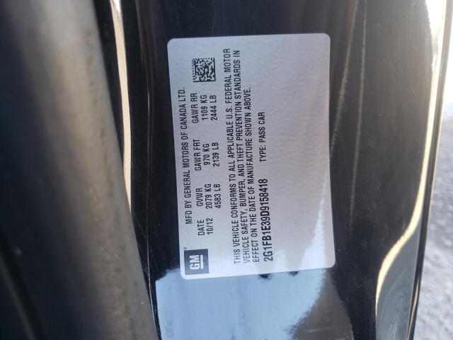 Photo 10 from auction – 2013 CHEVROLET CAMARO LT with VIN 2G1FB1E39D9158418